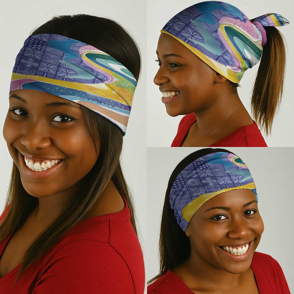 Nigeria Osun-Osogbo Festival Neck Gaiter Oshun God - Yoruba Pattern - African Pride