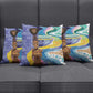 Nigeria Osun-Osogbo Festival Pillow Cover Oshun God - Yoruba Pattern