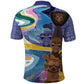 Nigeria Osun-Osogbo Festival Polo Shirt Oshun God - Yoruba Pattern - African Pride