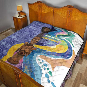 Nigeria Osun-Osogbo Festival Quilt Oshun God - Yoruba Pattern - African Pride