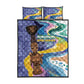Nigeria Osun-Osogbo Festival Quilt Bed Set Oshun God - Yoruba Pattern - African Pride