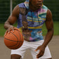 Nigeria Osun-Osogbo Festival Sleeveless Hoodie Oshun God - Yoruba Pattern - African Pride