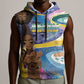Nigeria Osun-Osogbo Festival Sleeveless Hoodie Oshun God - Yoruba Pattern - African Pride