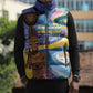 Nigeria Osun-Osogbo Festival Sleeveless Puffer Jacket Oshun God - Yoruba Pattern