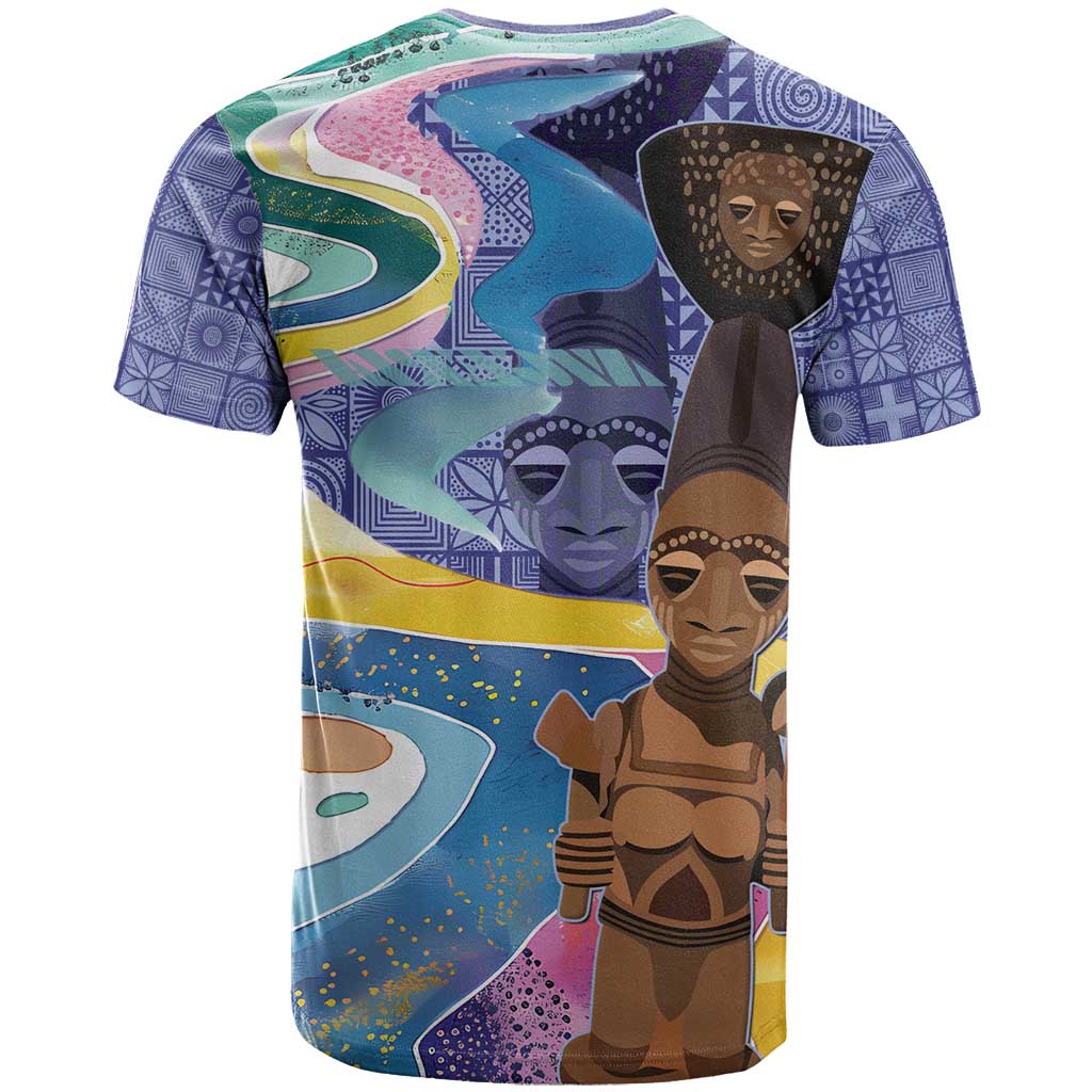 Nigeria Osun-Osogbo Festival T shirt Oshun God - Yoruba Pattern - African Pride
