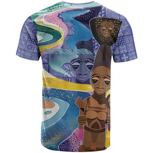 Nigeria Osun-Osogbo Festival T shirt Oshun God - Yoruba Pattern - African Pride