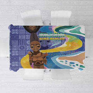 Nigeria Osun-Osogbo Festival Tablecloth Oshun God - Yoruba Pattern - African Pride