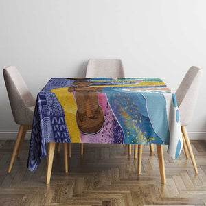 Nigeria Osun-Osogbo Festival Tablecloth Oshun God - Yoruba Pattern - African Pride