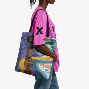 Nigeria Osun-Osogbo Festival Tote Bag Oshun God - Yoruba Pattern