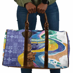 Nigeria Osun-Osogbo Festival Travel Bag Oshun God - Yoruba Pattern