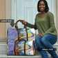 Nigeria Osun-Osogbo Festival Travel Bag Oshun God - Yoruba Pattern
