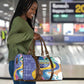 Nigeria Osun-Osogbo Festival Travel Bag Oshun God - Yoruba Pattern