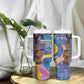 Nigeria Osun-Osogbo Festival Tumbler With Handle Oshun God - Yoruba Pattern - African Pride