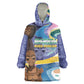 Nigeria Osun-Osogbo Festival Wearable Blanket Hoodie Oshun God - Yoruba Pattern - African Pride