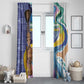 Nigeria Osun-Osogbo Festival Window Curtain Oshun God - Yoruba Pattern - African Pride