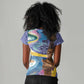 Nigeria Osun-Osogbo Festival Women V-Neck T-Shirt Oshun God - Yoruba Pattern - African Pride