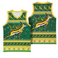 South Africa Christmas Rugby Basketball Jersey Springboks Geseende Kersfees - African Pride