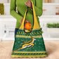 South Africa Christmas Rugby Grocery Bag Springboks Geseende Kersfees
