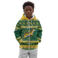 South Africa Christmas Rugby Kid Hoodie Springboks Geseende Kersfees