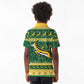 South Africa Christmas Rugby Kid Polo Shirt Springboks Geseende Kersfees