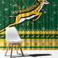 South Africa Christmas Rugby Window Curtain Springboks Geseende Kersfees