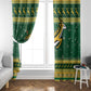 South Africa Christmas Rugby Window Curtain Springboks Geseende Kersfees