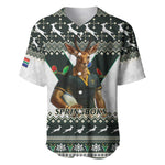 South Africa Christmas Rugby Baseball Jersey Springboks Mascot Mix African Pattern