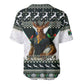 South Africa Christmas Rugby Baseball Jersey Springboks Mascot Mix African Pattern