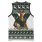 South Africa Christmas Rugby Basketball Jersey Springboks Mascot Mix African Pattern - African Pride