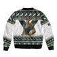 South Africa Christmas Rugby Bomber Jacket Springboks Mascot Mix African Pattern
