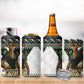 South Africa Christmas Rugby 4 in 1 Can Cooler Tumbler Springboks Mascot Mix African Pattern