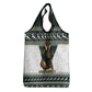 South Africa Christmas Rugby Grocery Bag Springboks Mascot Mix African Pattern