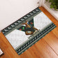 South Africa Christmas Rugby Rubber Doormat Springboks Mascot Mix African Pattern