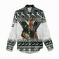 South Africa Christmas Rugby Women Casual Shirt Springboks Mascot Mix African Pattern LT15