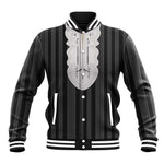 Liberia Kpelle Ethnic Heritage Pattern - Black Baseball Jacket - African Pride