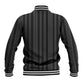 Liberia Kpelle Ethnic Heritage Pattern - Black Baseball Jacket - African Pride