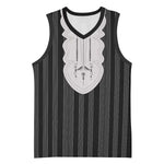 Liberia Kpelle Ethnic Heritage Pattern - Black Basketball Jersey - African Pride