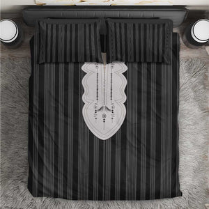 Liberia Kpelle Ethnic Heritage Pattern - Black Bedding Set - African Pride