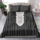 Liberia Kpelle Ethnic Heritage Pattern - Black Bedding Set - African Pride
