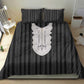 Liberia Kpelle Ethnic Heritage Pattern - Black Bedding Set - African Pride