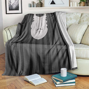 Liberia Kpelle Ethnic Heritage Pattern - Black Blanket - African Pride