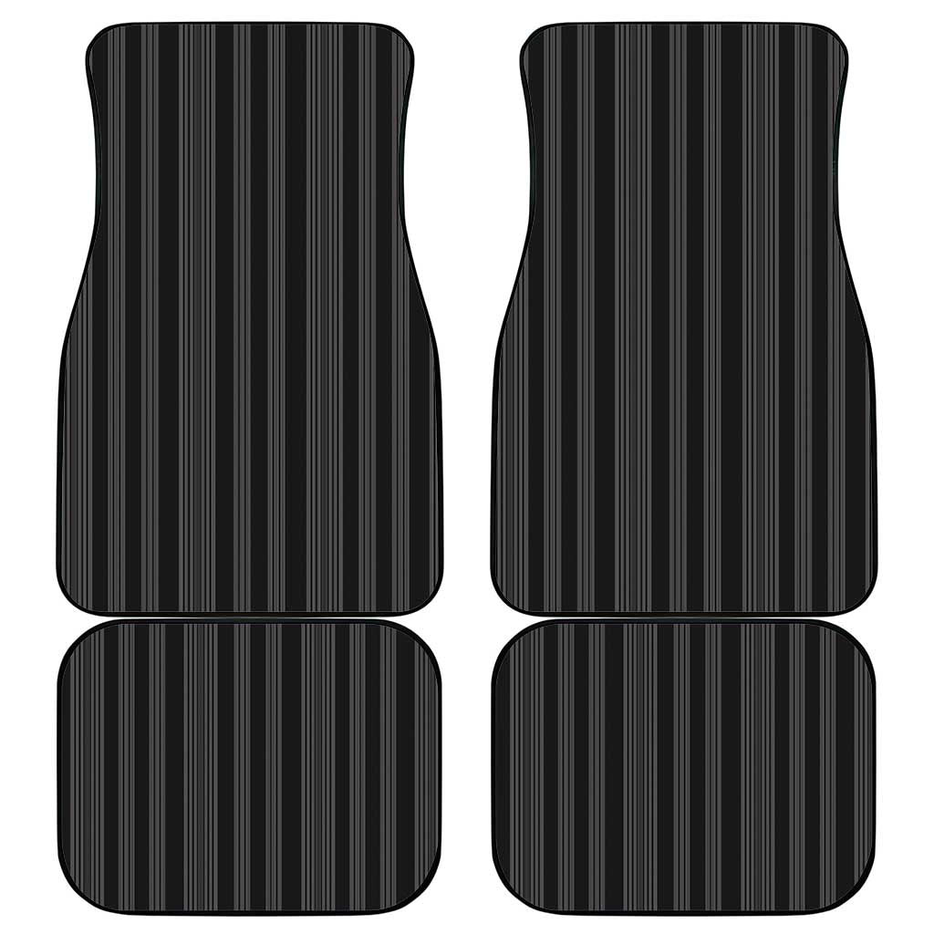 Liberia Kpelle Ethnic Heritage Pattern - Black Car Mats - African Pride