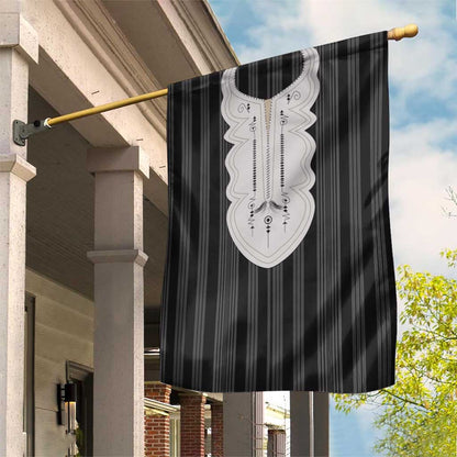 Liberia Kpelle Ethnic Heritage Pattern - Black Garden Flag - African Pride