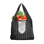 Liberia Kpelle Ethnic Heritage Pattern - Black Grocery Bag - African Pride