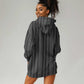 Liberia Kpelle Ethnic Heritage Pattern - Black Hoodie Dress - African Pride