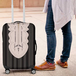 Liberia Kpelle Ethnic Heritage Pattern - Black Luggage Cover - African Pride