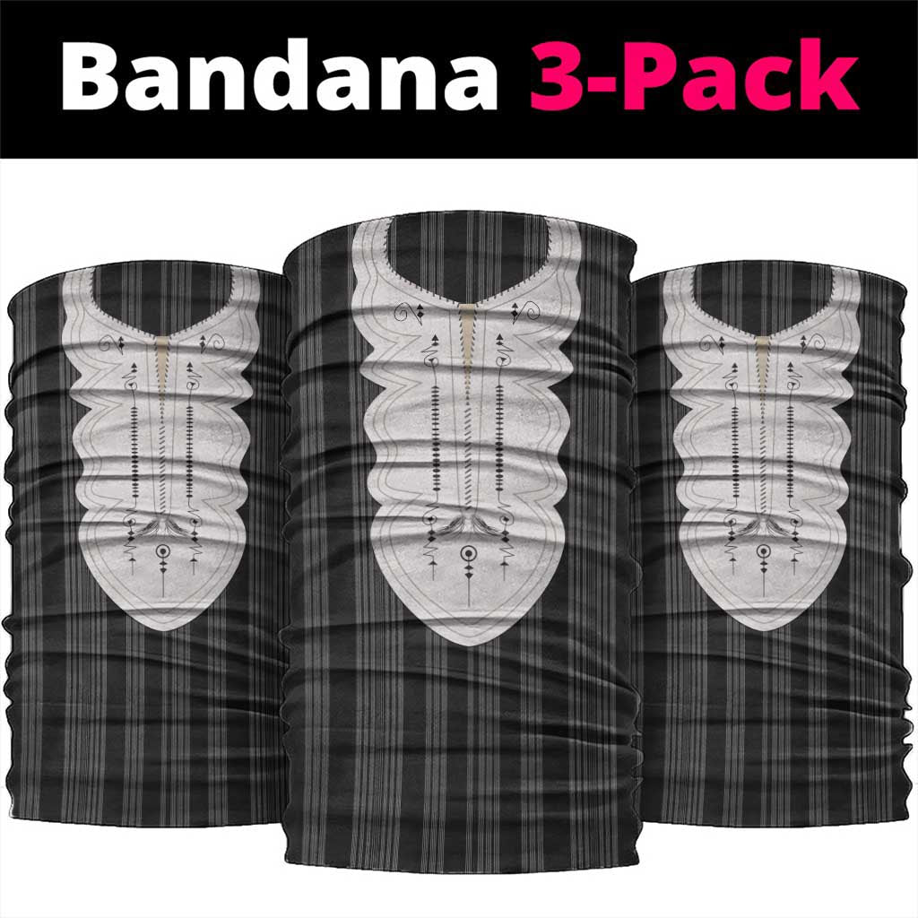 Liberia Kpelle Ethnic Heritage Pattern - Black Neck Gaiter - African Pride