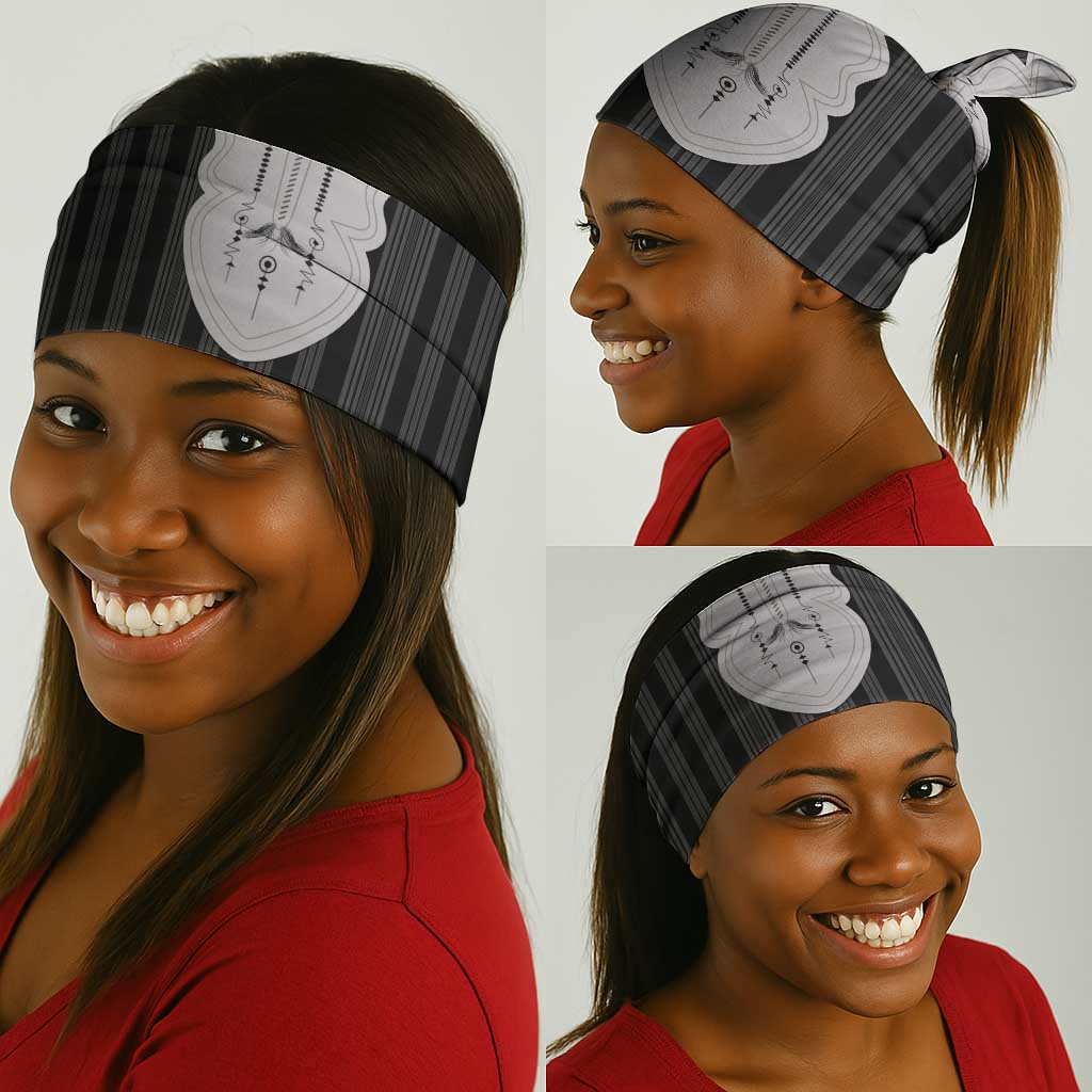 Liberia Kpelle Ethnic Heritage Pattern - Black Neck Gaiter - African Pride