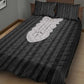 Liberia Kpelle Ethnic Heritage Pattern - Black Quilt Bed Set - African Pride
