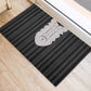 Liberia Kpelle Ethnic Heritage Pattern - Black Rubber Doormat - African Pride